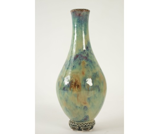Ceramic baluster vase by Frédéric Kiefer