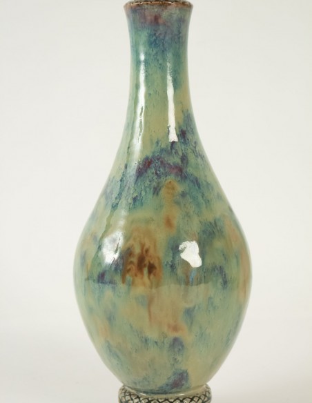 540-Vase balustre en céramique par Frédéric Kiefer