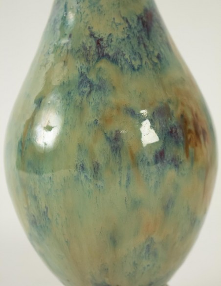 542-Vase balustre en céramique par Frédéric Kiefer
