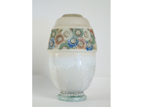 Art nouveau ceramic vase - Les frères Mougin