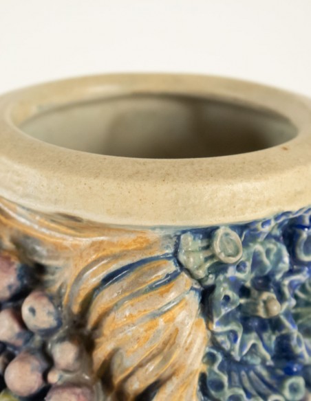 577-Large art nouveau ceramic vase by Joseph Mougin