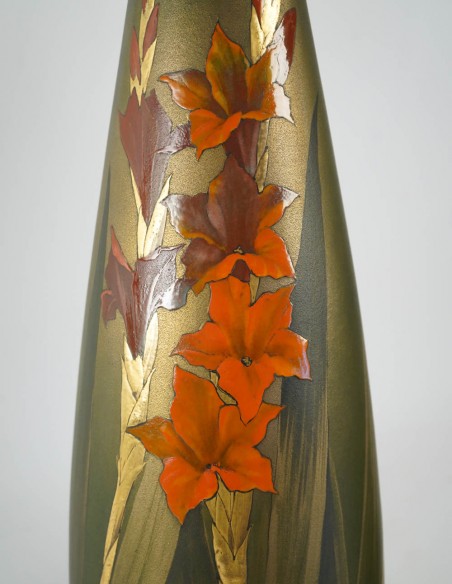 609-Pair of Ceramic Vases by Clément Massier