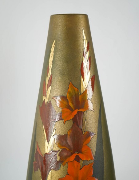 610-Pair of Ceramic Vases by Clément Massier