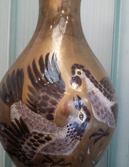 620-Grand vase en porcelaine année 50 Manufacture de Sèvres