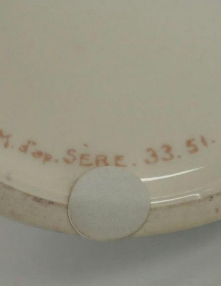 636-Large vase in Sèvres porcelain, year 50