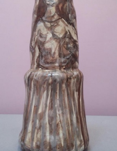 652-Ceramic vase by Atelier Cerenne in Vallauris
