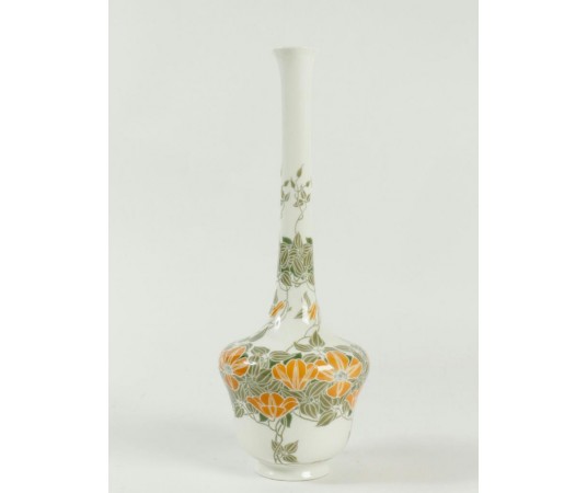 20th century bottle vase in sèvres porcelain