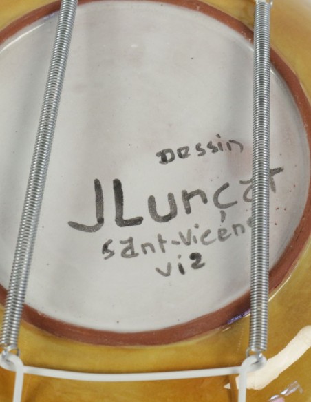 686-Quatre assiettes en céramique par Jean Lurçat
