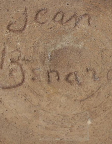 721-Ovoid Ceramic Vase - Jean Besnard Signature