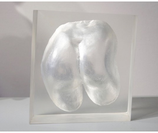 Sculpture en verre du 20ème...