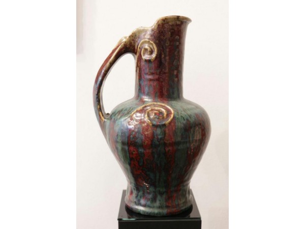 Large pitcher stoneware pitcher by Pierre - Adrien Dalpayrat
