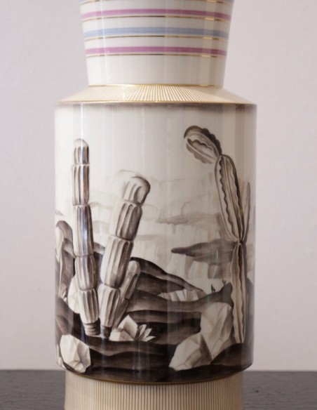 765-Vase en porcelaine de Sèvres par Anne - Marie Fontaine