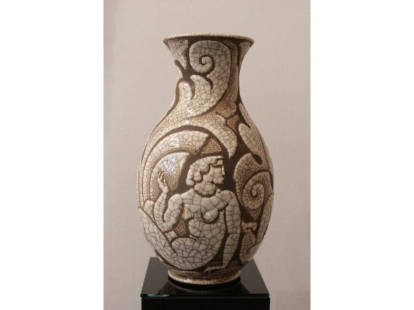 20th century baluster vase by René Buthaud