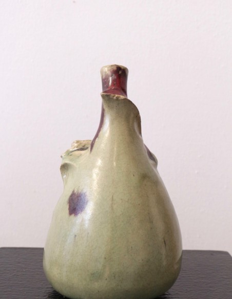 783-Vase fruit art nouveau par Adrien Dalpayrat