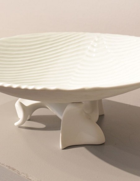 806-Porcelain ripple mark cup by Sèvres & Louis Gosselin