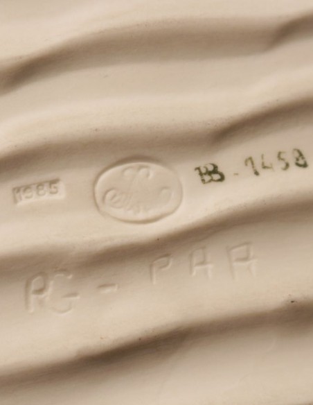 808-Coupe ripple mark en porcelaine de Sèvres & Louis Gosselin