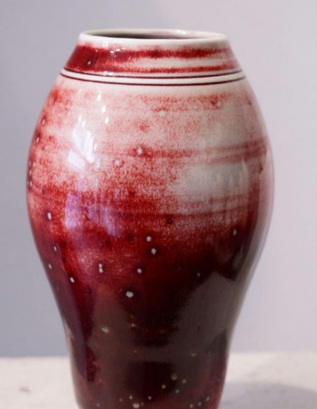 818-20th century porcelain vase by Jean Girel