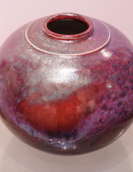 84-Pansu Ceramic Vase by EDOUARD CHAPALLAZ