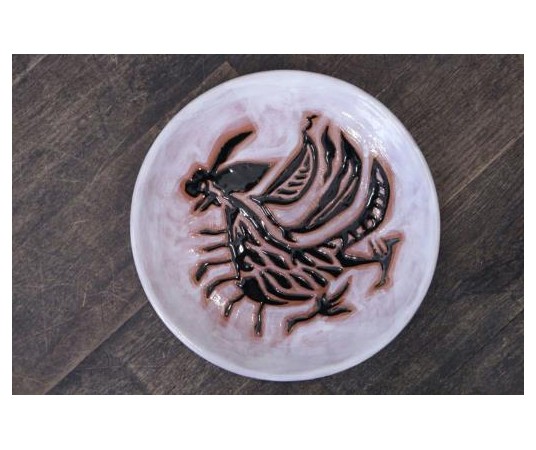 20th century earthenware plate by Jean Lurçat