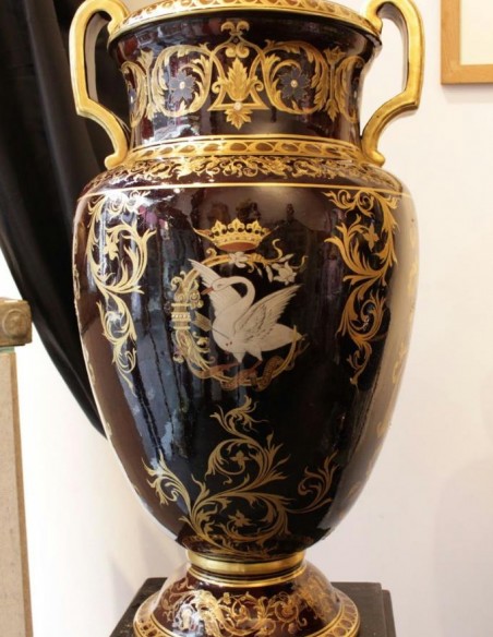 900-Vase Jaget de style empire année 1900