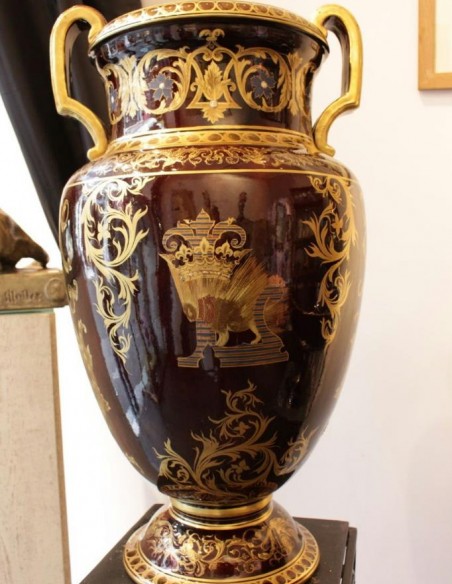 904-Empire style Jaget vase, circa 1900