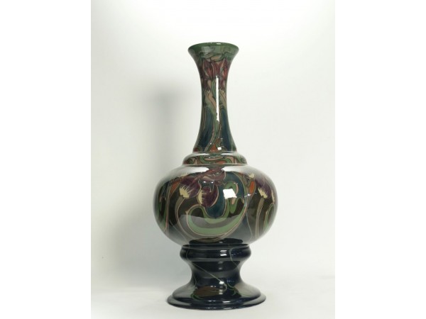 Vase Art Nouveau en faïence manufacture Gouda et Zuid Holland