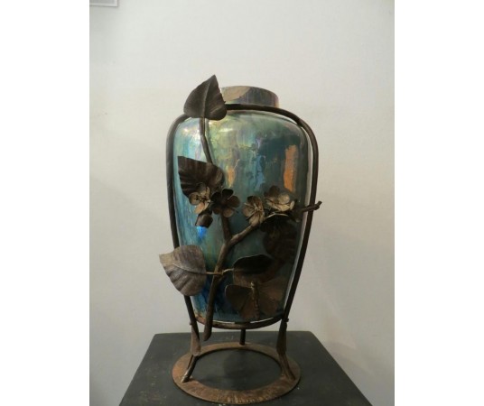 Vase en grès émaillé année 1934