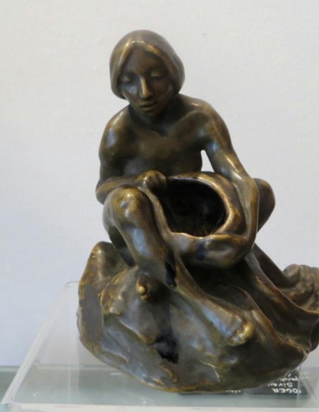 945-Sculpture en grès de Femme pieuvre par Rupert Carabin