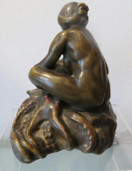 947-Sculpture en grès de Femme pieuvre par Rupert Carabin