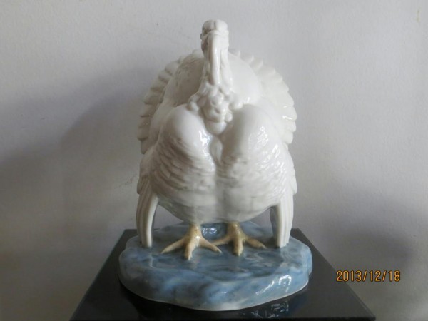 Turkey Porcelain Animal Sculpture by Ytiga Noumata