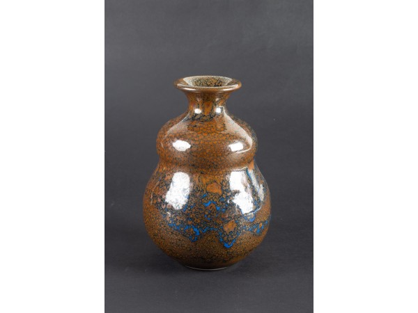 Vase en grès de forme coloquinte par Daniel de Montmollin