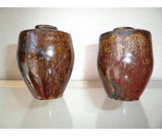 Petits Vases en Grès...